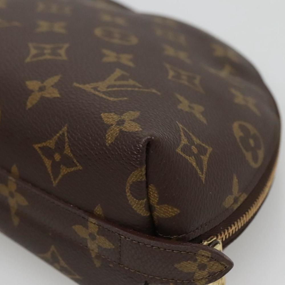 LOUIS VUITTON Monogram Trousse Demi Ronde Cosmetic Pouch M47520 LV Auth BA014 - Picture 15 of 16